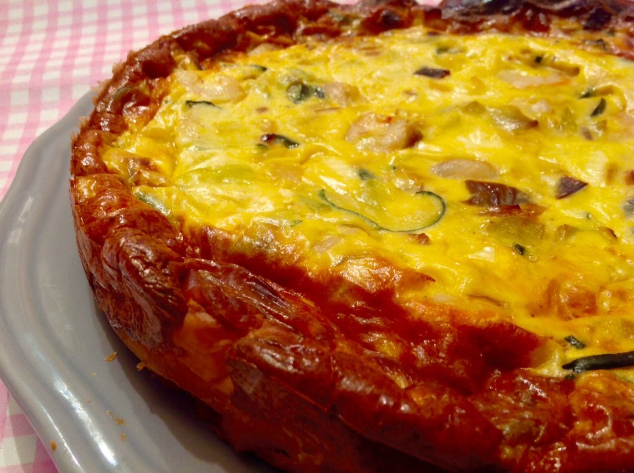 Quiche De Calabac N Puerro Queso Gouda Y Gambas M S Un Par De Ideas